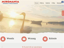 Tablet Screenshot of mikomania.pl